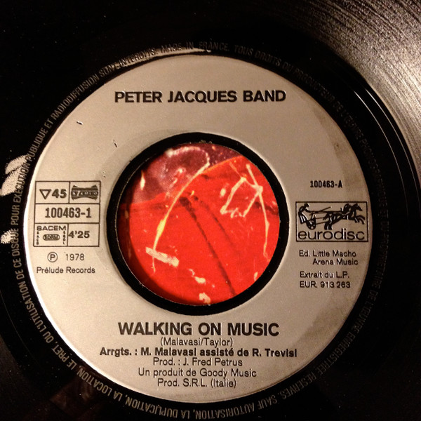 Peter Jacques Band - Walking On Music | Eurodisc (911217) - 3 Peter Jacques Band - Walking On Music | Eurodisc (911217) - 3