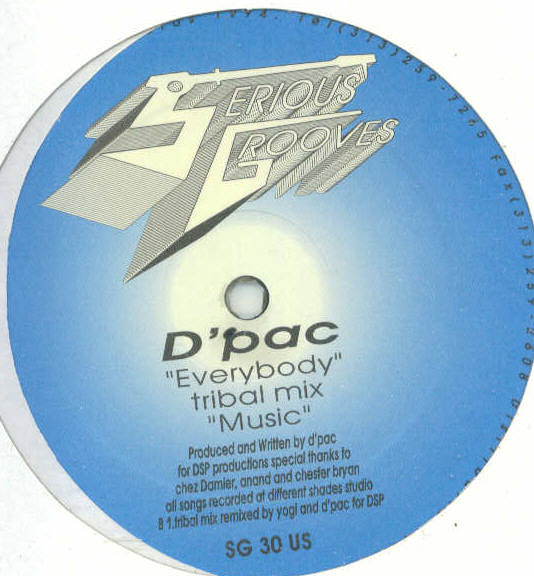 D'Pac - Everybody | Serious Grooves (SG 30 US)