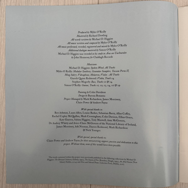 Michael D. Higgins - Against All Certainty - A collection of poems by Michael D. Higgins with accompanying music by Myles O’Reilly | Claddagh Records (7588231) - 4 Michael D. Higgins - Against All Certainty - A collection of poems by Michael D. Higgins with accompanying music by Myles O’Reilly | Claddagh Records (7588231) - 4
