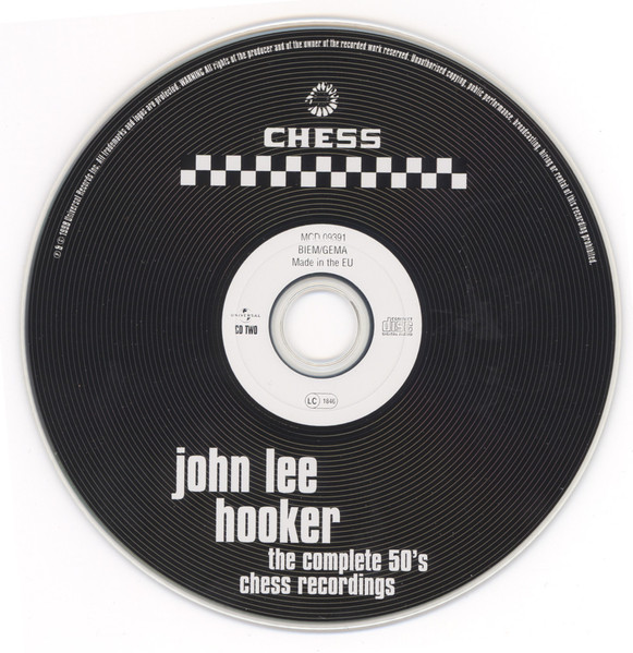 John Lee Hooker - The Complete 50's Chess Recordings CD | Chess (MCD 09391) - 4