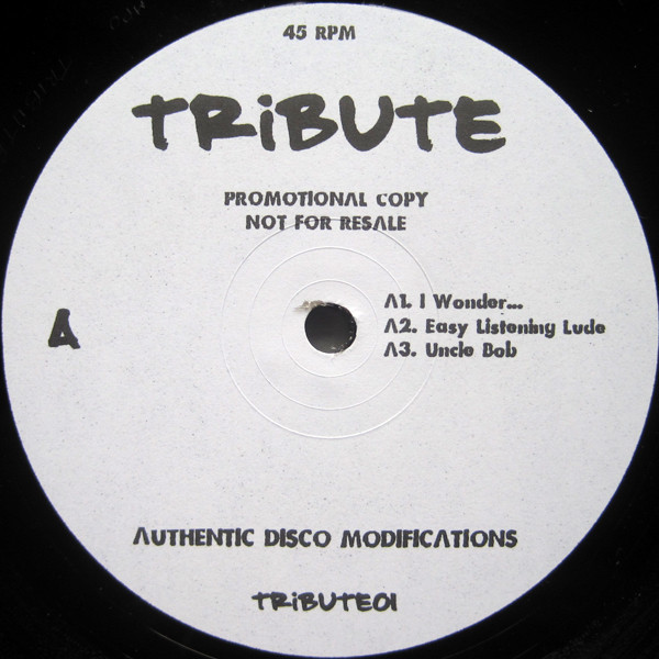 Tribute - I Wonder E.P. | Tribute (Tribute 001) - main