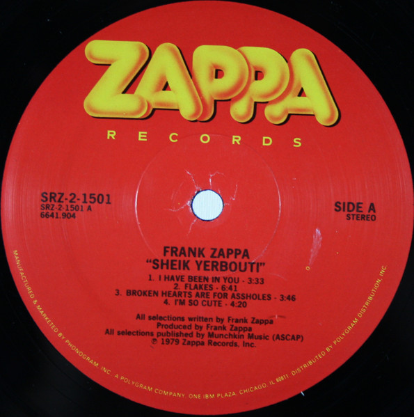Frank Zappa - Sheik Yerbouti | Zappa Records (SRZ-2-1501) - 4 Frank Zappa - Sheik Yerbouti | Zappa Records (SRZ-2-1501) - 4
