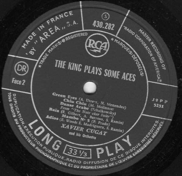 Xavier Cugat And His Orchestra - The King Plays Some Aces | RCA (430.282) - 3 Xavier Cugat And His Orchestra - The King Plays Some Aces | RCA (430.282) - 3