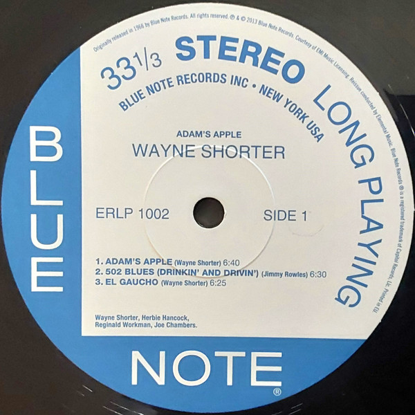 Wayne Shorter - Adam's Apple | Blue Note (ST-84232) - 3 Wayne Shorter - Adam's Apple | Blue Note (ST-84232) - 3