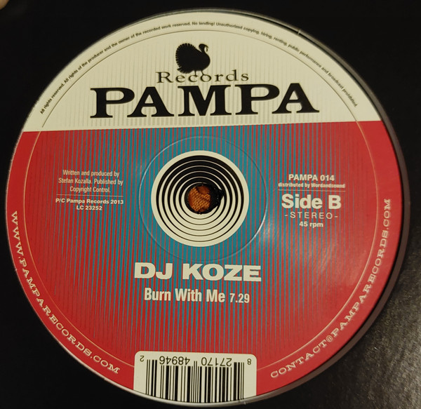 DJ Koze - La Duquesa / Burn With Me | Pampa Records (PAMPA 014)