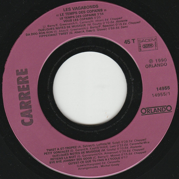 Les Vagabonds - Le Temps Des Copains | Orlando (14 955) - 3