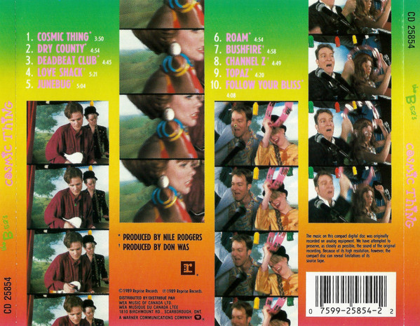 The B-52's - Cosmic Thing | Reprise Records (CD 25854) - 2 The B-52's - Cosmic Thing | Reprise Records (CD 25854) - 2