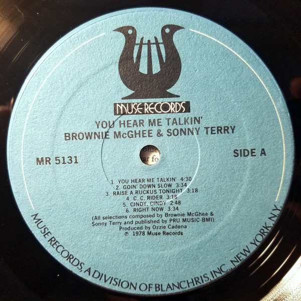Sonny Terry & Brownie McGhee - You Hear Me Talkin' | Muse Records (MR 5131) - 3
