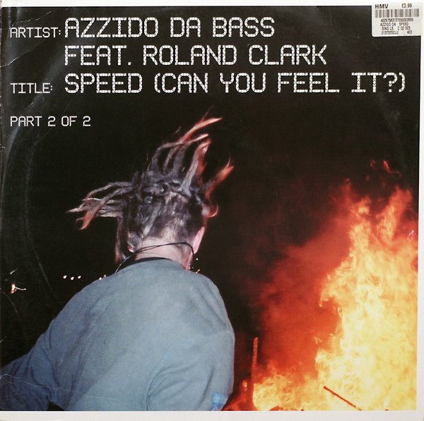 Azzido Da Bass Feat. Roland Clark - Speed (Can You Feel It?) (Part 2 Of 2) | Club Tools (0137370CLU)