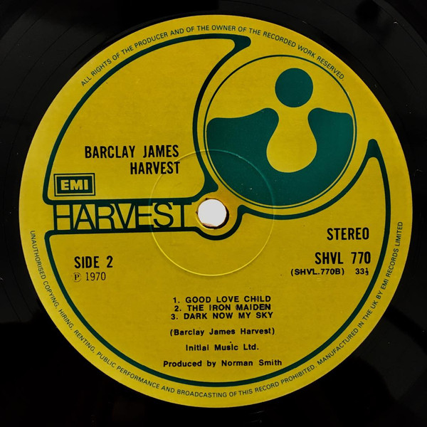Barclay James Harvest - Barclay James Harvest | Harvest (SHVL 770) - 3 Barclay James Harvest - Barclay James Harvest | Harvest (SHVL 770) - 3