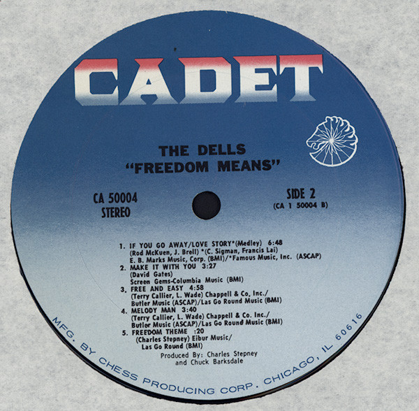 The Dells - Freedom Means.... | Cadet (CA 50004) - 4 The Dells - Freedom Means.... | Cadet (CA 50004) - 4
