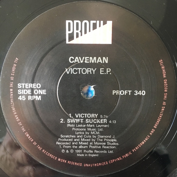 Caveman - The Victory EP | Profile Records (PROFT 340) - 2