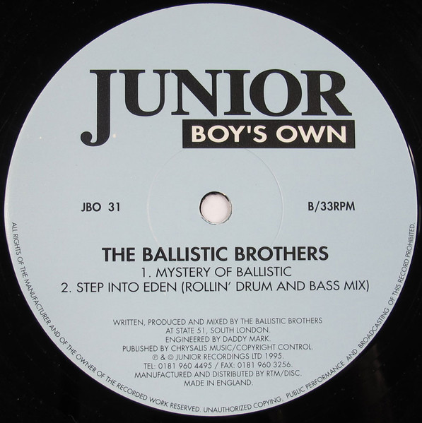 Ballistic Brothers - I'll Fly Away | Junior Boy's Own (JBO 31) - 2 Ballistic Brothers - I'll Fly Away | Junior Boy's Own (JBO 31) - 2