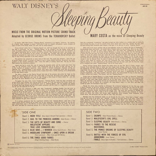 Various - Sleeping Beauty | Disneyland (STER-4018) - 2 Various - Sleeping Beauty | Disneyland (STER-4018) - 2