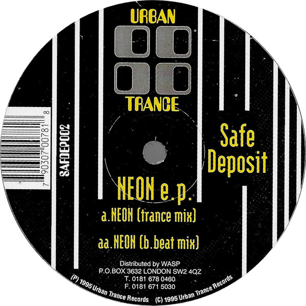 Safe Deposit - Neon EP | Urban Trance Records (SAFDEP002)