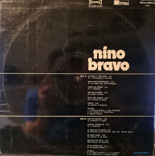 Nino Bravo - Nino Bravo | Cantabile (8134) - 2 Nino Bravo - Nino Bravo | Cantabile (8134) - 2