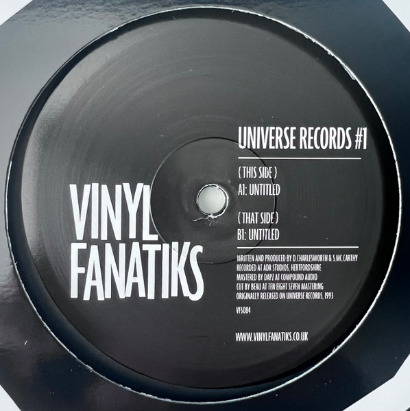 S. McCarthy & D. Charlesworth - Universe Records #1 | Vinyl Fanatiks (VFS084)