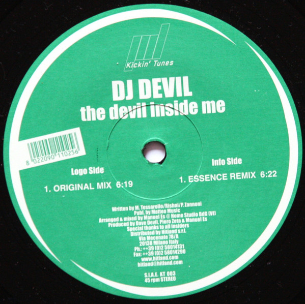 DJ Devil - The Devil Inside Me | Kickin' Tunes (KT 003)