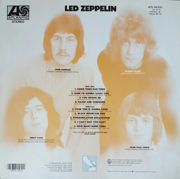 Led Zeppelin - Led Zeppelin | Atlantic (ATL 40 031) - 2