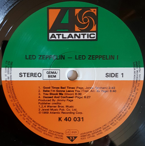 Led Zeppelin - Led Zeppelin | Atlantic (ATL 40 031) - 3