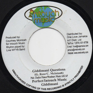 Giddimani Question / Nah Sell Out