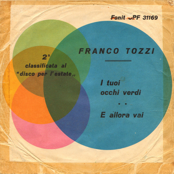 Franco Tozzi - I Tuoi Occhi Verdi / E Allora Vai | Fonit (SPF 31169) - main