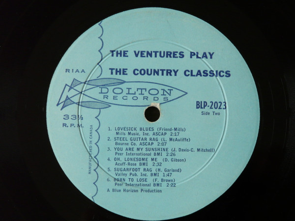 The Ventures - The Ventures Play The Country Classics [Vinyl] | Dolton Records (BLP-2023) - 4