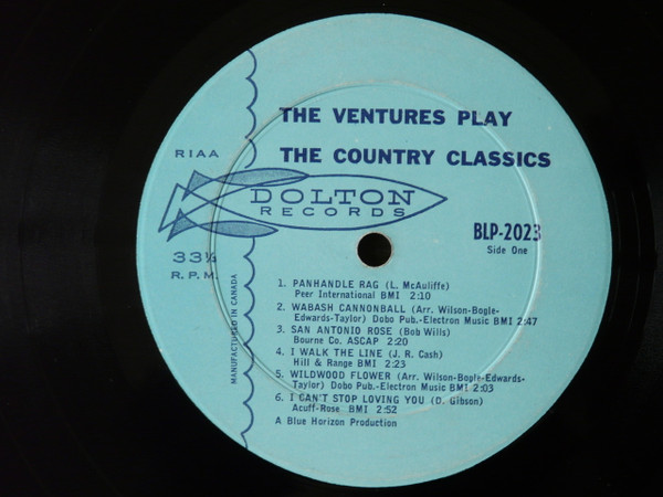 The Ventures - The Ventures Play The Country Classics [Vinyl] | Dolton Records (BLP-2023) - 3