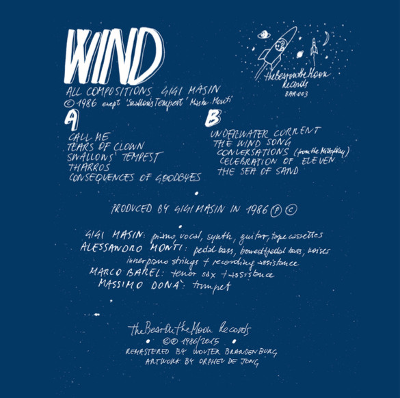 Gigi Masin - Wind | The Bear On The Moon Records (BAR003/15) - 2 Gigi Masin - Wind | The Bear On The Moon Records (BAR003/15) - 2