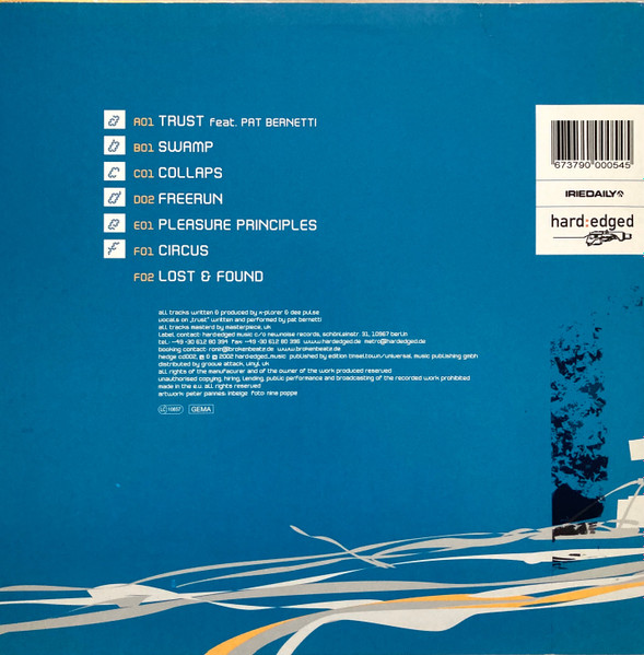 X-Plorer & Dee'Pulse - Pleasure Principles | Hard:Edged (hedge lp002) - 2 X-Plorer & Dee'Pulse - Pleasure Principles | Hard:Edged (hedge lp002) - 2