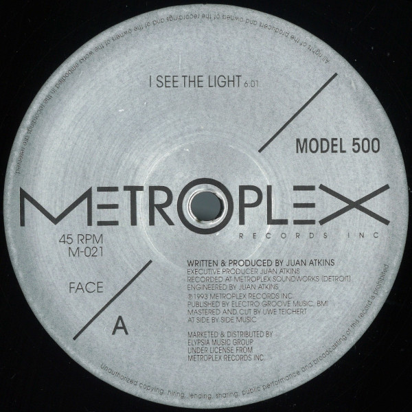 Model 500 - I See The Light / Pick Up The Flow | Metroplex (M-021)