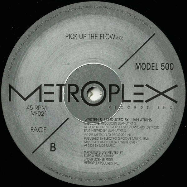 Model 500 - I See The Light / Pick Up The Flow | Metroplex (M-021) - 2
