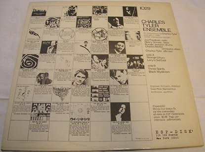 Charles Tyler Ensemble - Charles Tyler Ensemble | ESP-Disk' (1029) - 2 Charles Tyler Ensemble - Charles Tyler Ensemble | ESP-Disk' (1029) - 2