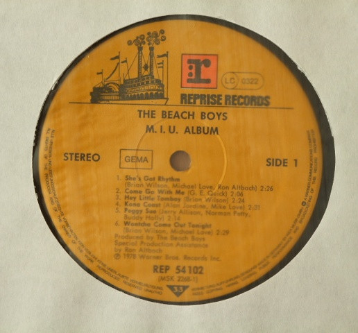 The Beach Boys - M.I.U. Album | Reprise Records (REP 54102) - 3