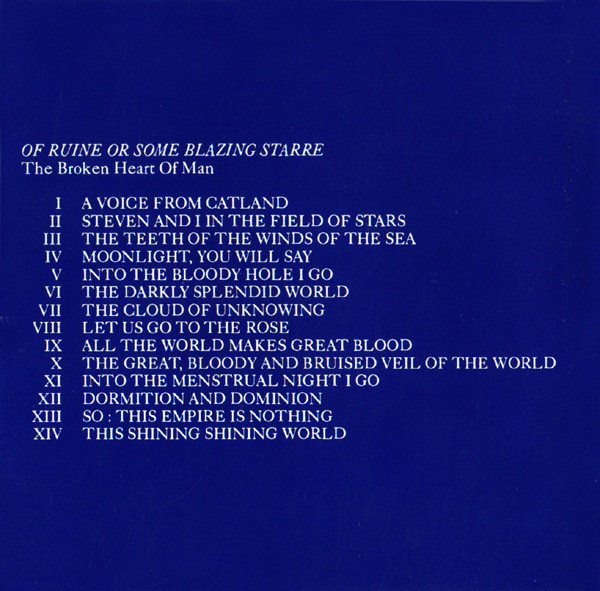 Current 93 - Of Ruine Or Some Blazing Starre | Durtro (DURTRO 018 CD) - 4 Current 93 - Of Ruine Or Some Blazing Starre | Durtro (DURTRO 018 CD) - 4