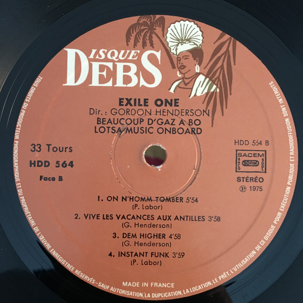 Exile One - Beaucoup D'Gaz A Bo (Lotsa Music Onboard) | Disques Debs International (HDD 564) - 3 Exile One - Beaucoup D'Gaz A Bo (Lotsa Music Onboard) | Disques Debs International (HDD 564) - 3