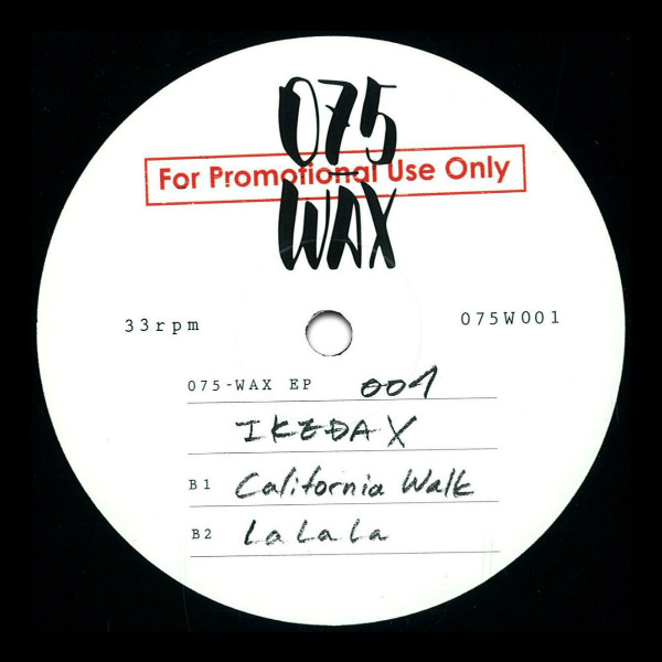 Ikeda X - 075 - Wax EP 001 | 075-Wax (075W001) - 2