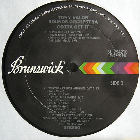 Tony Valor Sounds Orchestra - Gotta Get It | Brunswick (BL 754210) - 2 Tony Valor Sounds Orchestra - Gotta Get It | Brunswick (BL 754210) - 2