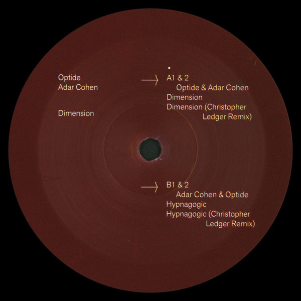 Optide & Adar Cohen - Dimension EP | Afterhours. (AFHR005) - 3 Optide & Adar Cohen - Dimension EP | Afterhours. (AFHR005) - 3