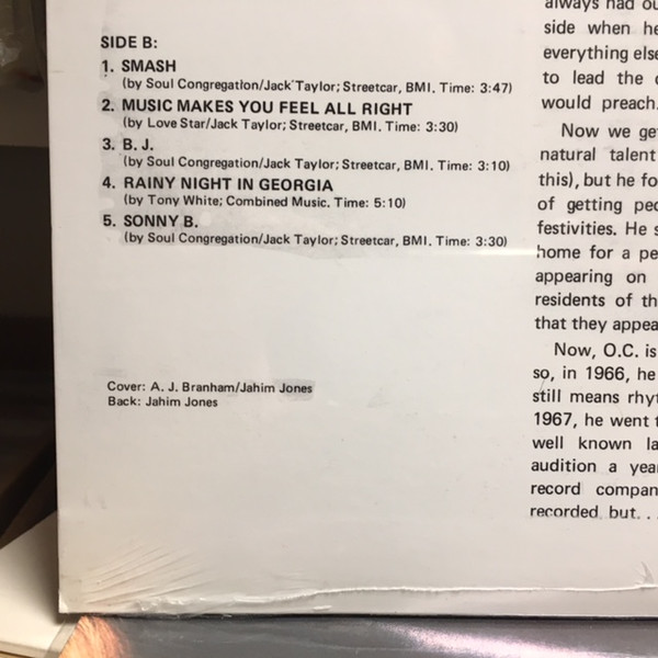 Damn Sam The Miracle Man And The Soul Congregation - Damn Sam The Miracle Man And The Soul Congregation | Tay-Ster (TS-0001) - 3 Damn Sam The Miracle Man And The Soul Congregation - Damn Sam The Miracle Man And The Soul Congregation | Tay-Ster (TS-0001) - 3