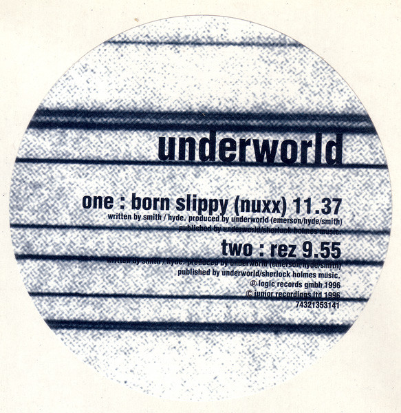 Underworld - Born Slippy (Nuxx) / Rez | Logic Records (LOC 188)