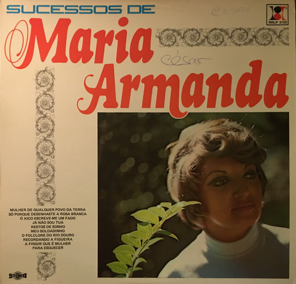 Maria Armanda - Sucessos De Maria Armanda | RR (RRLP 2152) Maria Armanda - Sucessos De Maria Armanda | RR (RRLP 2152)