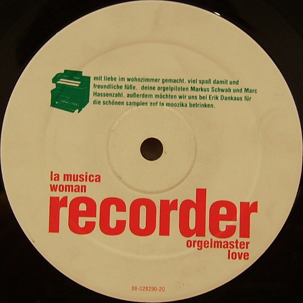 Recorder - Orgelmaster | Utah (DIS 004) - main