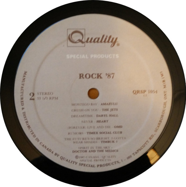 Various - Rock 87 | Quality Special Products (QRSP 1054) - 3 Various - Rock 87 | Quality Special Products (QRSP 1054) - 3