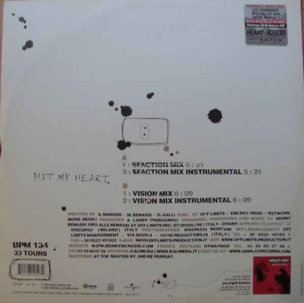 Benassi Bros. Feat. Dhany - Hit My Heart | Airplay Records (981 950-7) - 2 Benassi Bros. Feat. Dhany - Hit My Heart | Airplay Records (981 950-7) - 2