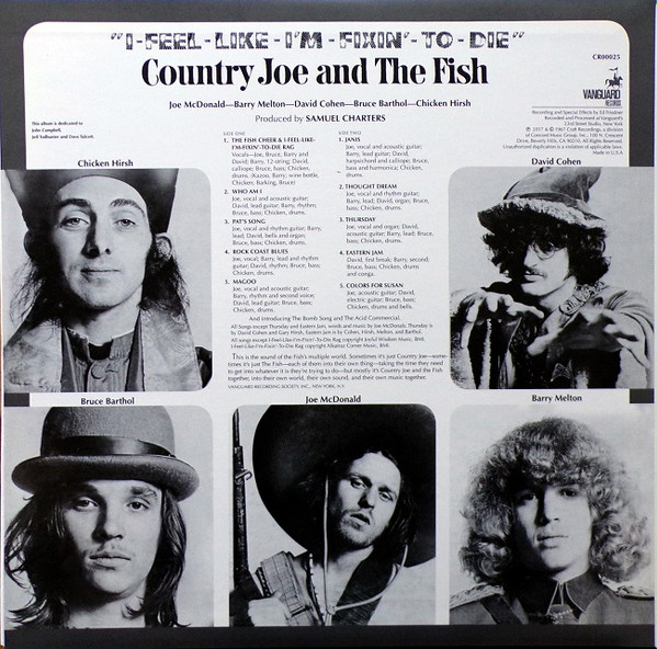 Country Joe And The Fish - I-Feel-Like-I'm-Fixin'-To-Die | Craft Recordings (CR00025) - 3 Country Joe And The Fish - I-Feel-Like-I'm-Fixin'-To-Die | Craft Recordings (CR00025) - 3