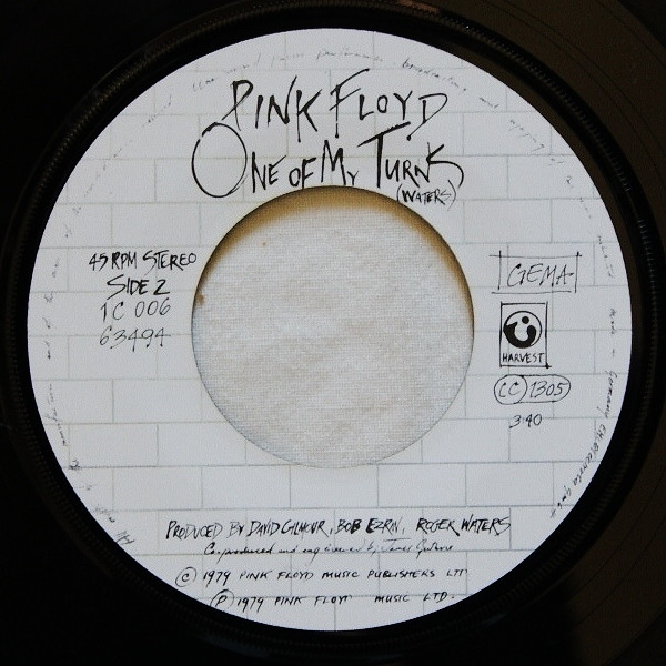 Pink Floyd - Another Brick In The Wall Part II | Harvest (1C 006-63494) - 4 Pink Floyd - Another Brick In The Wall Part II | Harvest (1C 006-63494) - 4
