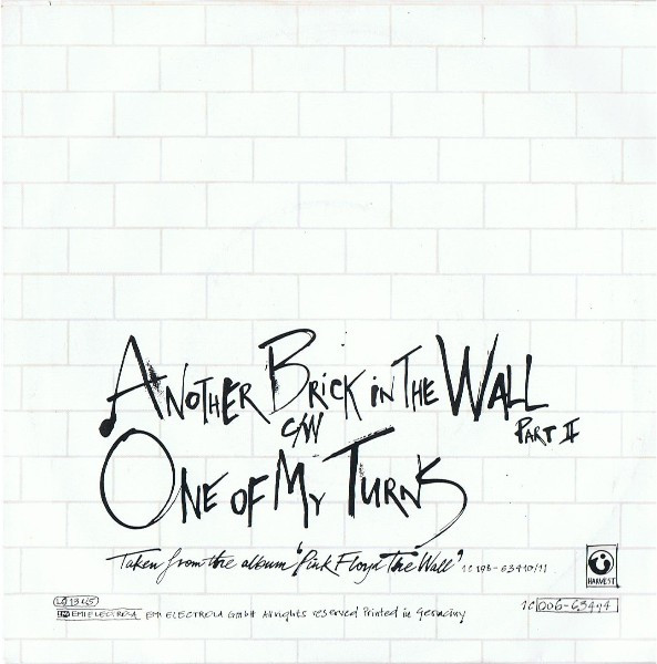 Pink Floyd - Another Brick In The Wall Part II | Harvest (1C 006-63494) - 2 Pink Floyd - Another Brick In The Wall Part II | Harvest (1C 006-63494) - 2