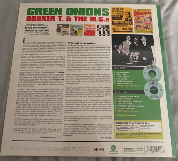 Booker T & The MG's - Green Onions | WaxTime In Color (950643) - 3 Booker T & The MG's - Green Onions | WaxTime In Color (950643) - 3