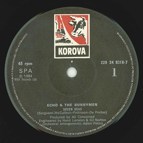 Echo & The Bunnymen - Seven Seas 'Life At Brian's - Lean And Hungry' | Korova (229 24 9318-7) - 3
